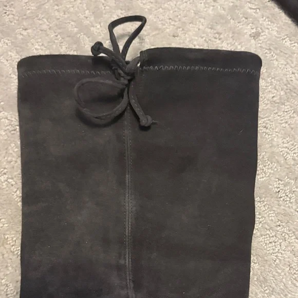 Stuart Weitzman Charcoal Grey Over-the-Knee Boots - Picture 2 of 6